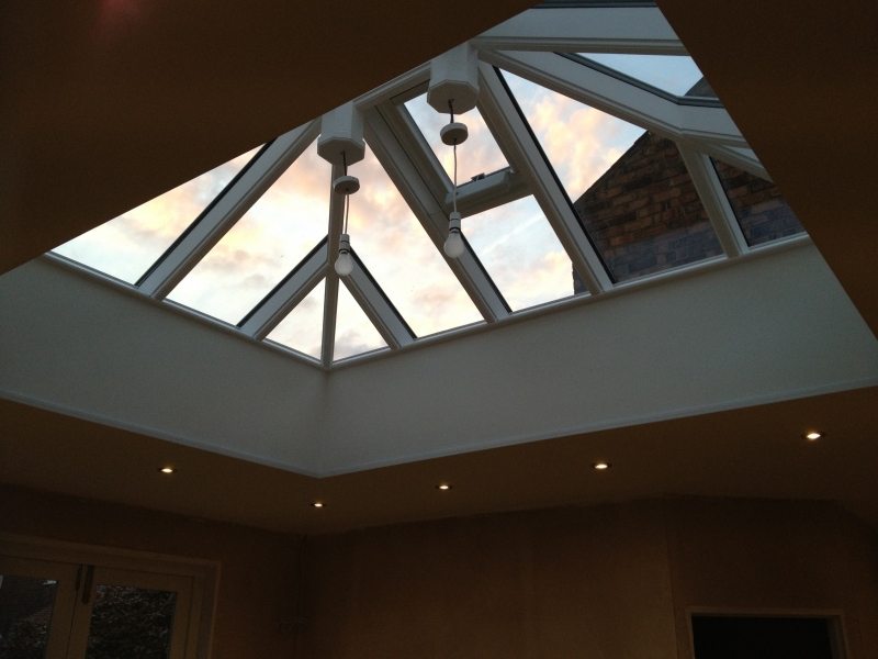 Roof-light internal view